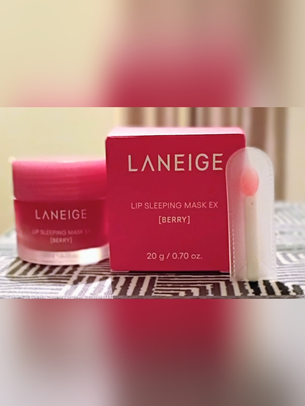 Laneige Lip Sleeping Mask Berry 20g / 0.7 oz Overnight Lip Treatment In Box